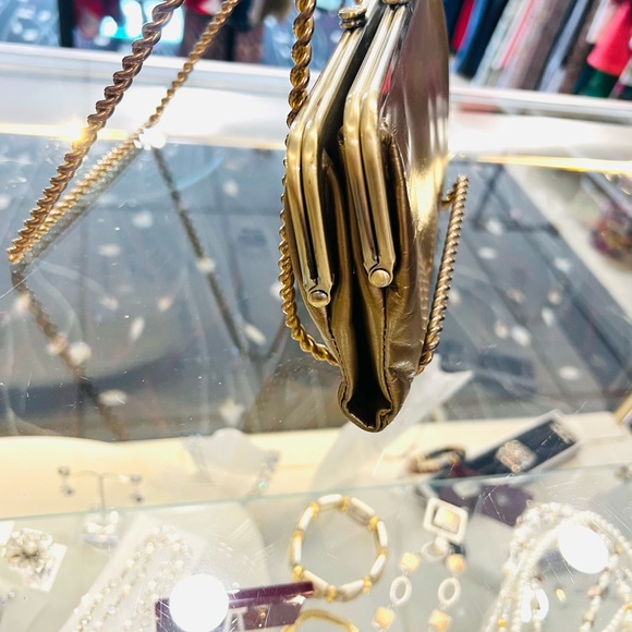 Hobo International Gold Leather Clutch Wallet - Picture 3 of 11